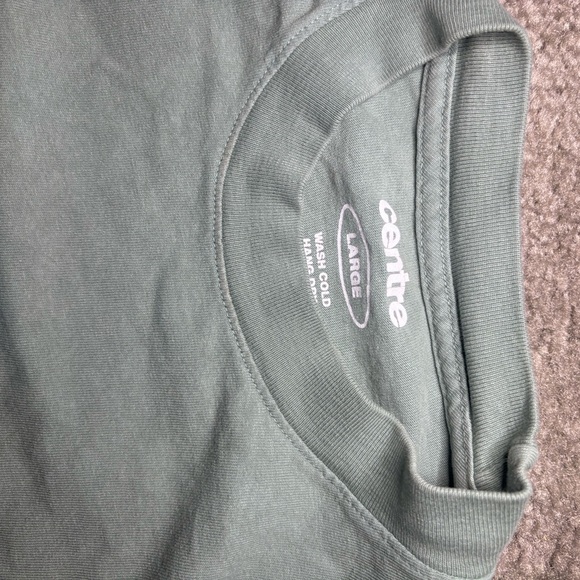 817 Fort Worth Embroidered Heavyweight Olive Green T-Shirt - Picture 3 of 4